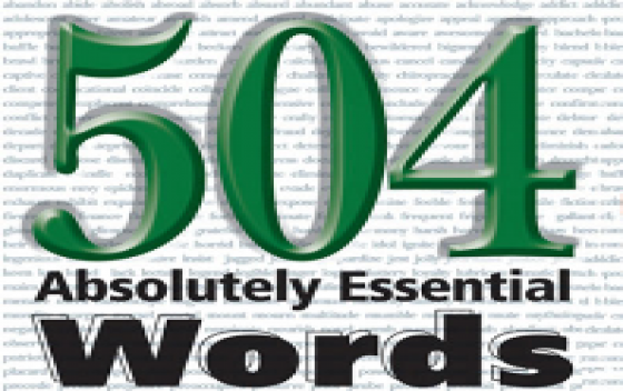 آزمون  لغات کتاب 504 واژه